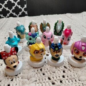 Lot 12 Good 2 Grow Juice Topper Drink Tops Disney Dinosaurs Paw Patrol Angel